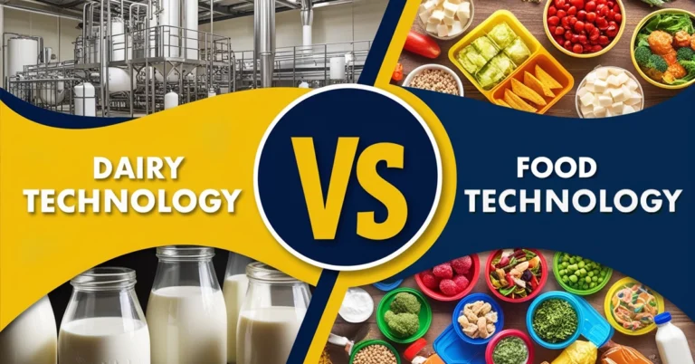 Dairy Technology vs Food Technology