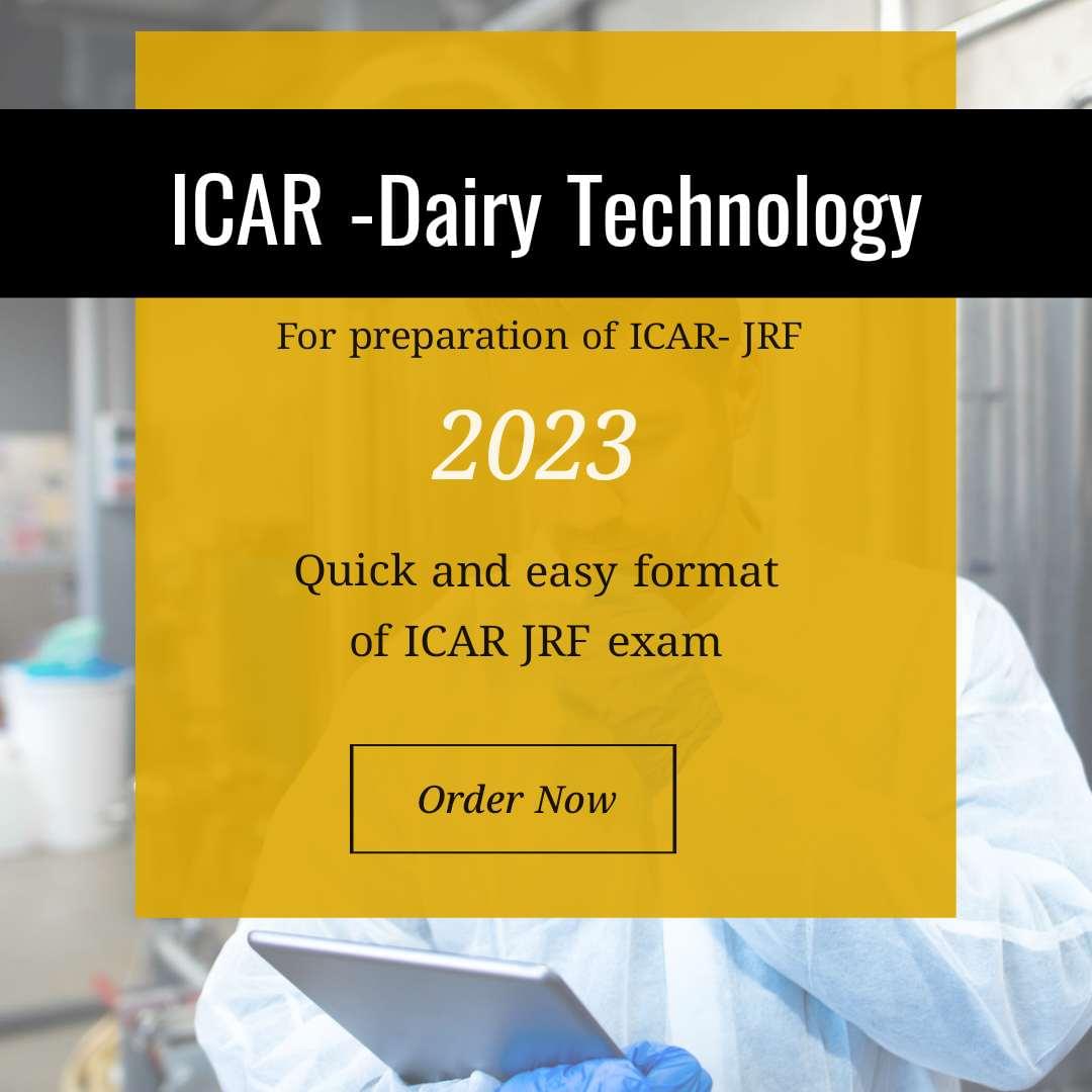 ICAR - Dairy Technology 2023